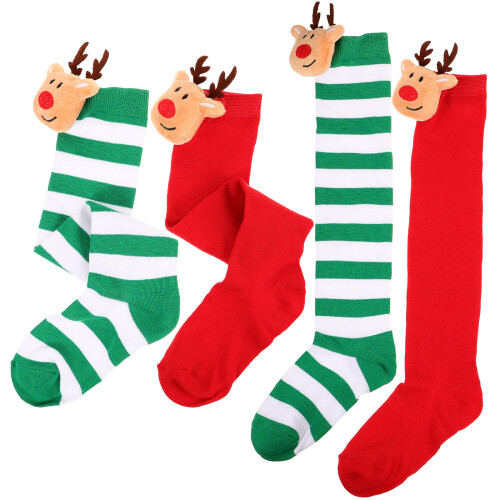 6Paren Paar Creatieve Kerst Dames Motief En Stevig 1