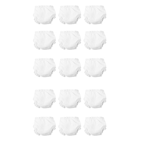 30Ud Braguitas Elásticas De Tela Para Muñecas Bebé Reutilizable