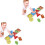 2 Puzzle Geometrico Con Perline In Legno Educativo 3