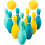 1 Set Bowlingballen Speelgoed Plastic Bowlingpin Interactief Speelgoed 11