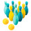 1 Set Bowlingballen Speelgoed Plastic Bowlingpin Interactief Speelgoed 6