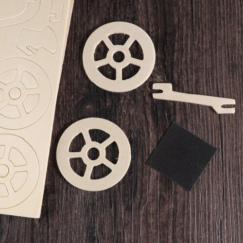 Puzzle 3D in Legno Beige Educativo Per Bambini 2