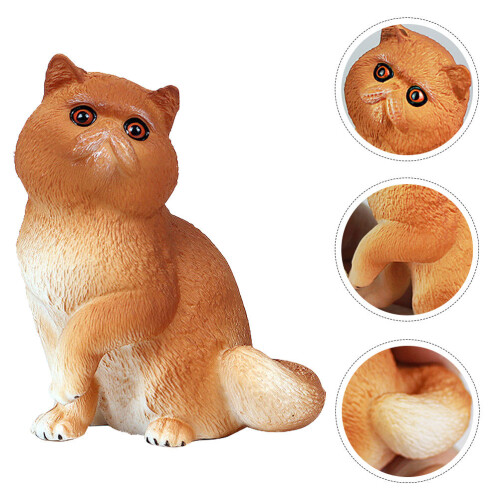 Figurine Chat En Réaliste Pour Décoration Intérieure 1