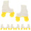 4 Scarpe Pattinaggio Ghiaccio 1/6 Per 1