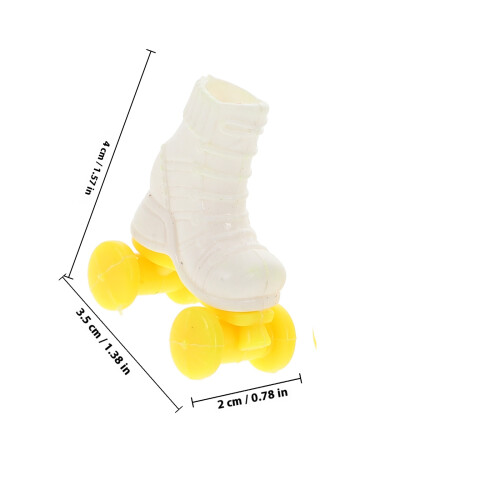 4 Scarpe Pattinaggio Ghiaccio 1/6 Per 1