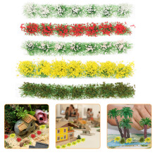 5 Paczek Sztucznych Kwiatów Kępowych, Mini Krzaczki DIY