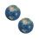 2 Stuks Realistisch Model Mini Globe Speelgoed Knijpbare 7