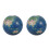 2 Stuks Realistisch Model Mini Globe Speelgoed Knijpbare 6
