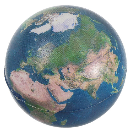 2 Stuks Realistisch Model Mini Globe Speelgoed Knijpbare 2