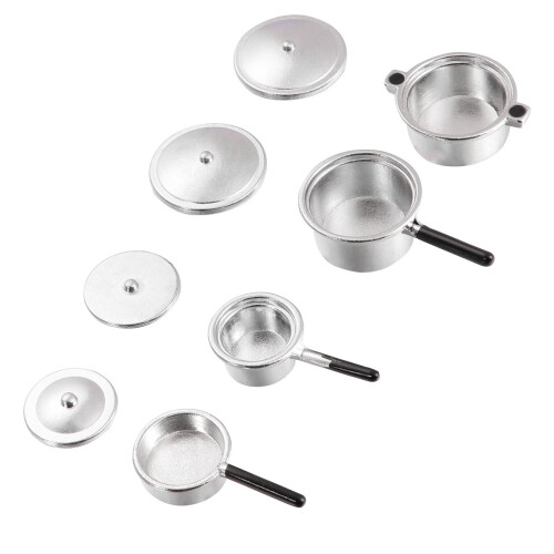 3 Conjuntos De Utensílios Mini Metal Para Bebé