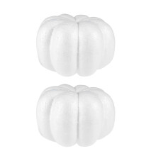 2 Szt. Sztuczne Dynie, Realistyczna Dekoracja Na Halloween, Jesień