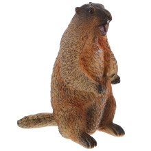 4 Unidades Marmota Pé Animal Selvagem Brinquedo Educativo