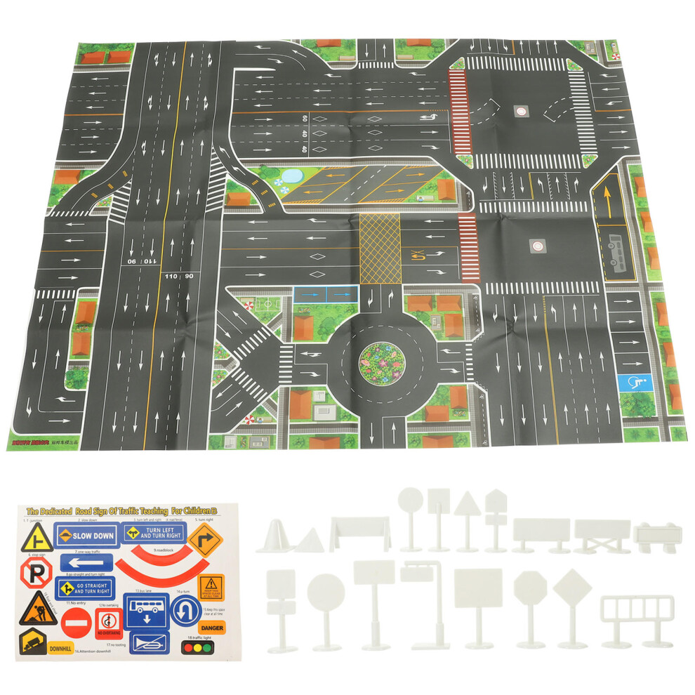 3 Sztuki Zabawki Sygnalizacja ŚWiateł ZnakóW Komunikacyjnych-image