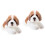 2 Unidades Simulação Cão De Pelúcia Enchida 6