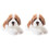 2 Unidades Simulação Cão De Pelúcia Enchida 4