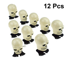 12 Sztuk Halloween Głowa Czaszki Na Śrubkę Tematyczna