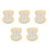 5Pcs Mini Assento De Pelúcia Para Bonecas, Decoração Interior Carro 5