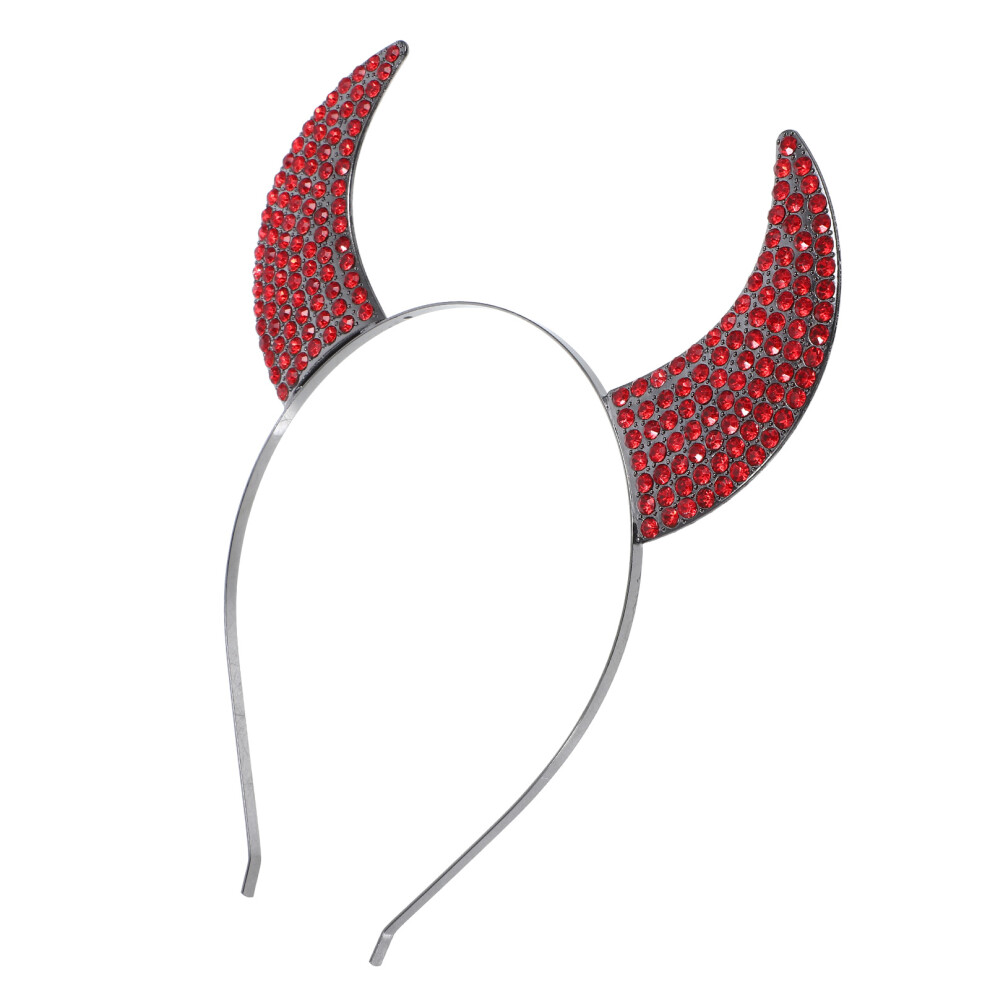 Halloween DiabłA WłOsy ObrożE Opaska Kostium HełM-image