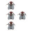 4 Unidades Mosca Insetos Pegadinhas Halloween 9