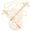2Pcs Guitarra De Para Crianças, Brinquedo 3