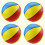 4 Unidades Bola Inflável 8,5 Polegadas PVC 3 Cores Basquetebol 11