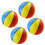 4 Unidades Bola Inflável 8,5 Polegadas PVC 3 Cores Basquetebol 5