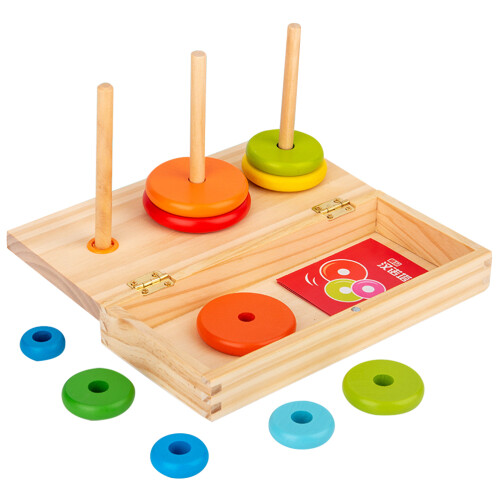Conjunto De Anéis Coloridos Sobreponíveis Para Bebê E Crianças 1