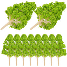 10 Unidades Miniatura Árvore Artificial Decoração