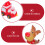 4 Conjuntos De De Natal Com Miniaturas De Rena Resina 7