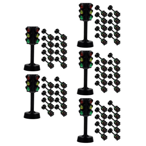 60 Peças Brinquedo Sinal Faixa Lâmpada Decoração 1
