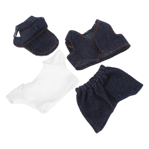 2 Conjuntos De Roupas Para Com Camiseta, Calça, E Chapéu