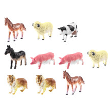 24 Peças Animais De Fazenda Pvc Brinquedo Educativo Para Cognição