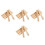 24 Pcs Suportes De Para Com Base Letra Inglesa 8