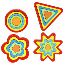 4 Sztury Zabawki Edukacyjne Klocki Geometryczne Gra Dla Dzieci