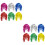 12 Unidades Tinsel Peruca Decorativa Metálico 7