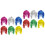 12 Unidades Tinsel Peruca Decorativa Metálico 5