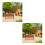4 Unidades De Parque Para Miniatura De 8