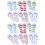 12 Pares De Chinelos Miniatura Para De Casa De Bonecas 7