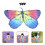 Conjunto Borboletas Capa Manto Cosplay 2