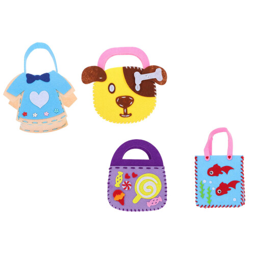 8 Conjuntos De Materiais Para Sacolas Infantil Diy