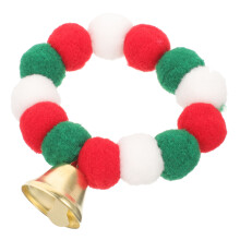Julkläd Halsband För Kattungar Och Med Plushbollar