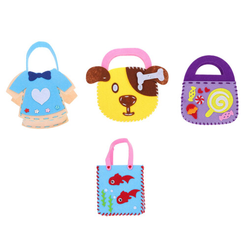 8 Conjuntos De Materiais Para Sacolas Infantil Diy 2