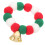 Julkläd Halsband För Kattungar Och Med Plushbollar 8