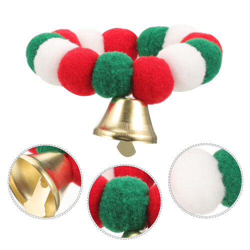 Julkläd Halsband För Kattungar Och Med Plushbollar 2