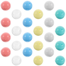 30Pcs Cápsulas Redondas Transparentes Para Prêmios E Festas 25Mm