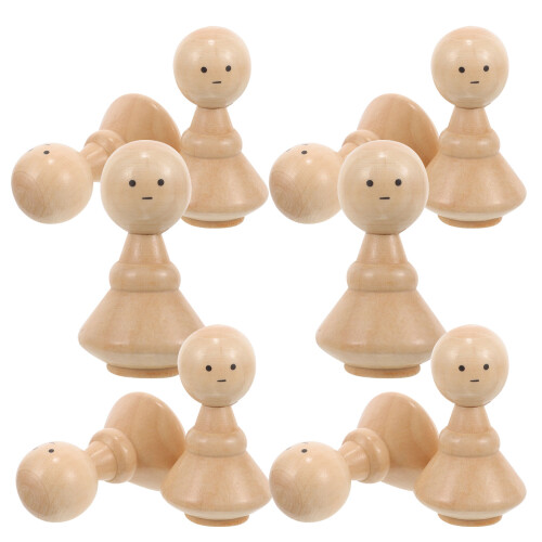 40 Unidades De Bonecas De Para Pintura 2