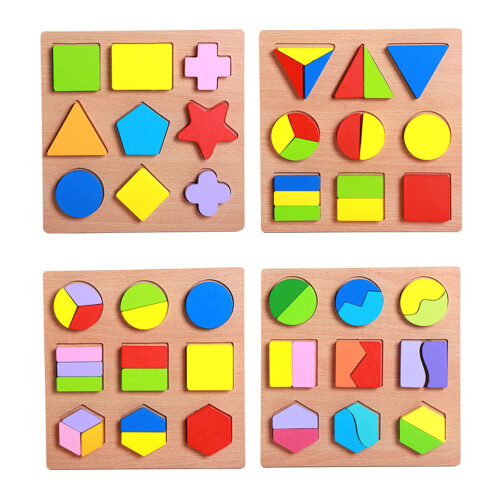 Conjunto De Encaixes Geométricas Tabuleiro Cognitivo 2