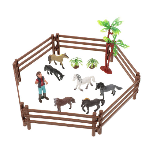 Conjunto De Com Estatueta E De Miniatura