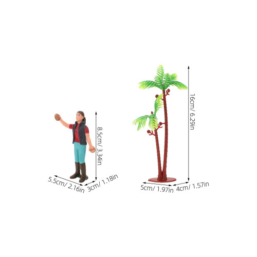 Conjunto De Com Estatueta E De Miniatura 1