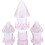 Princess Castles Brinquedo Plástico Para 8